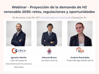Webinar - Proyección de la demanda de H2 renovable 2030: retos, regulaciones y oportunidades